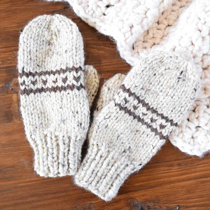 Chunky knit mittens patterns free