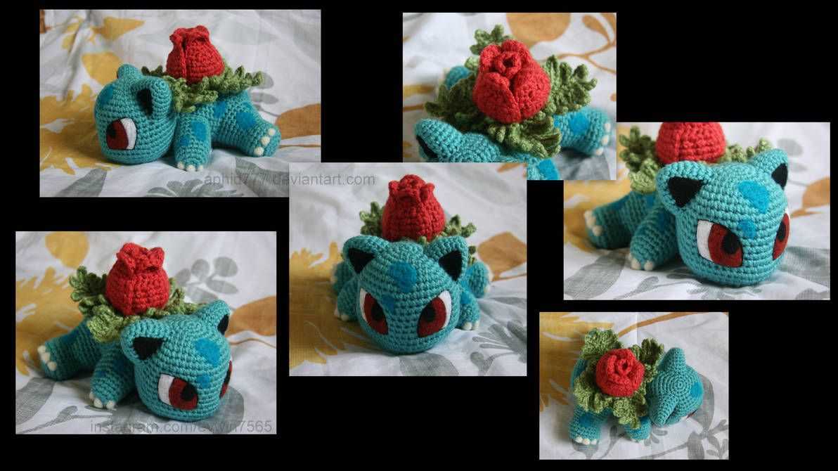 Bulbasaur knitting pattern