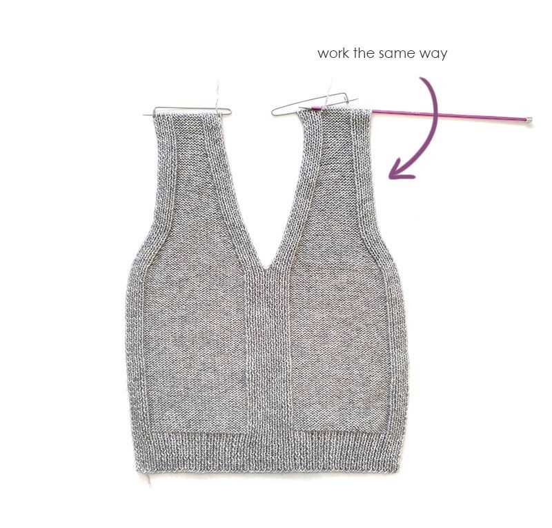 Knitted vest pattern womens free