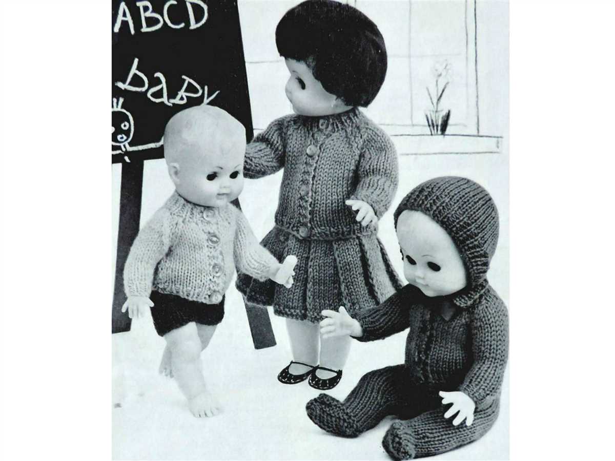 Knitting patterns for 10 inch dolls clothes