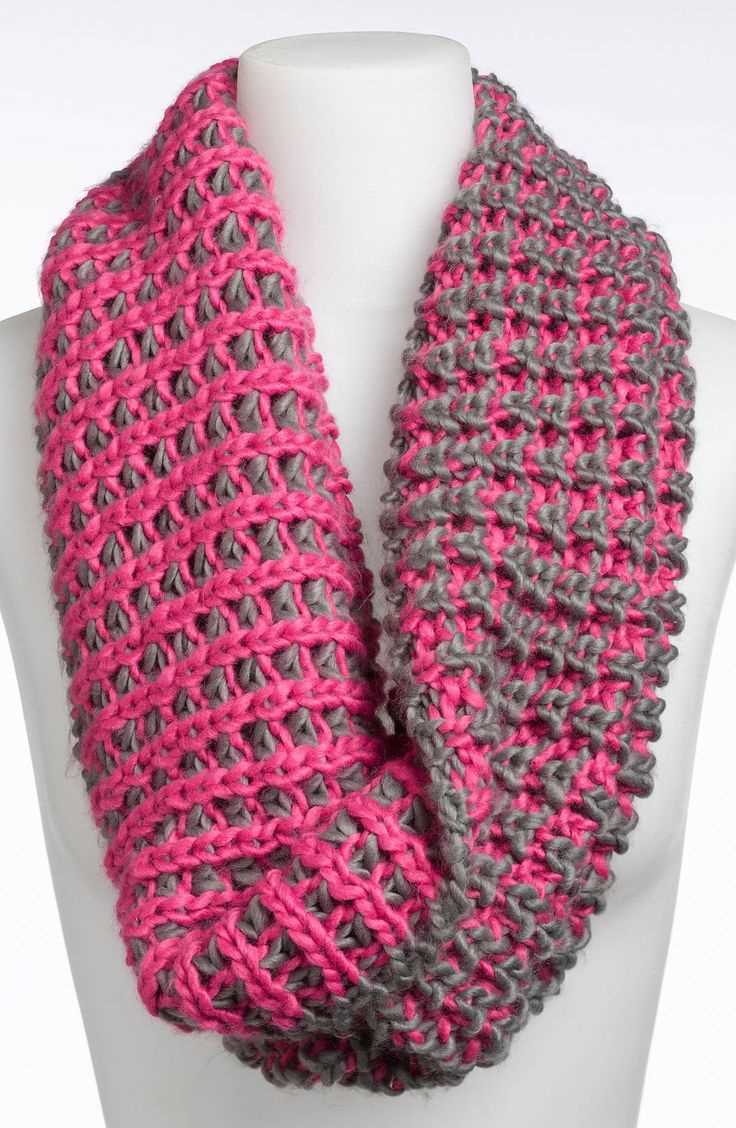 Knit circle scarf patterns