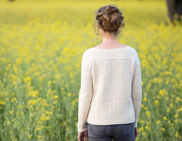 Drop shoulder cardigan knitting pattern