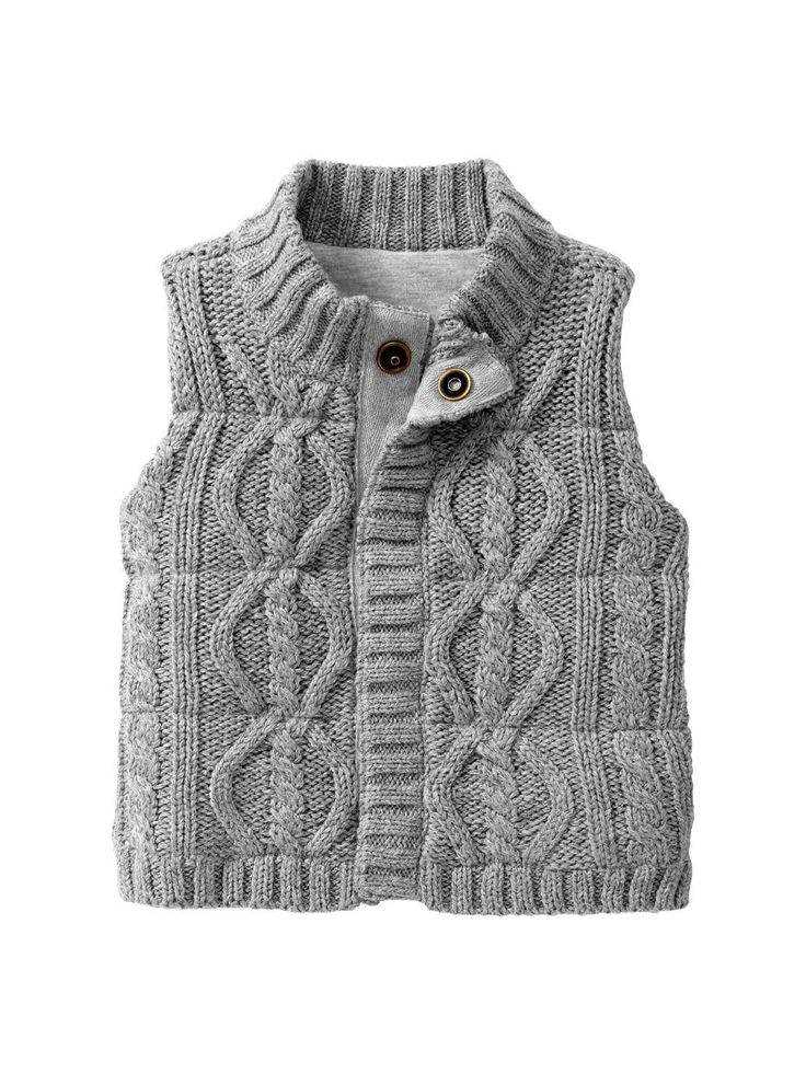 Child's vest pattern knitting