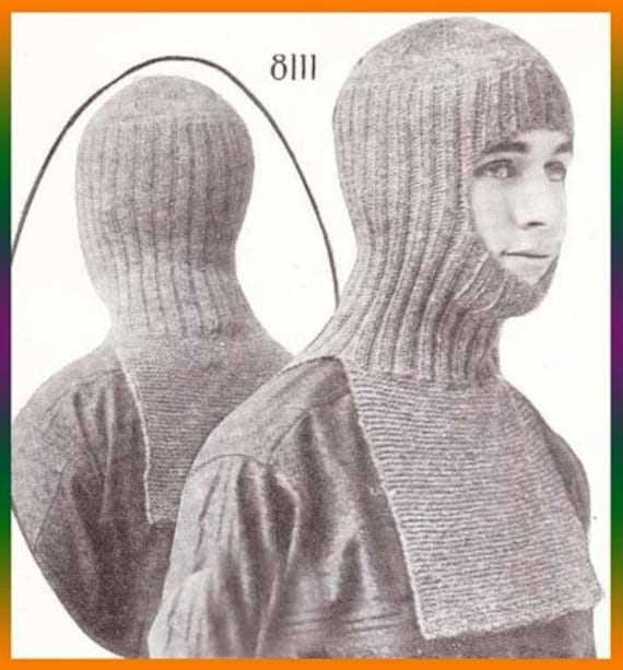 Helmet knitting pattern