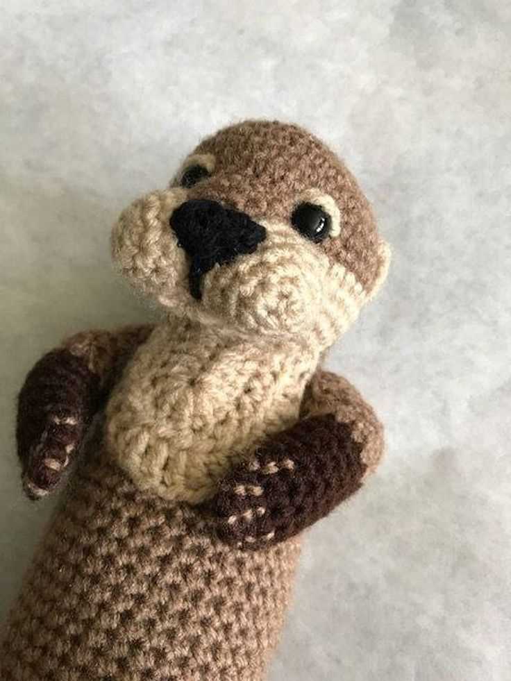 Sea otter knitting pattern