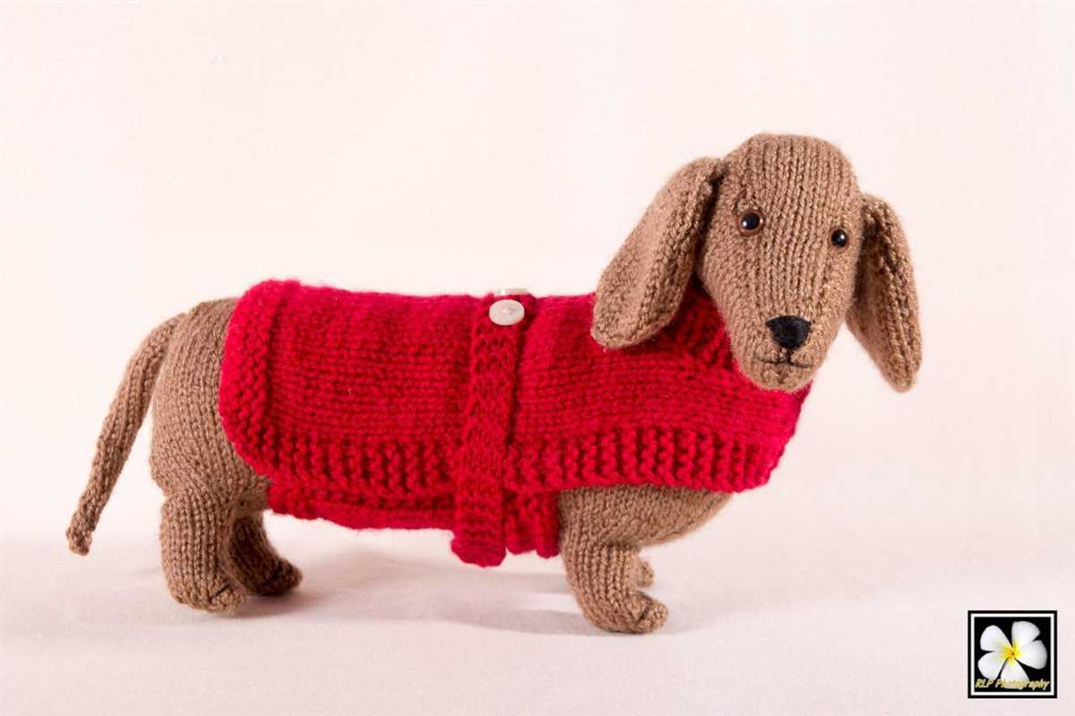 Knitted dog toy dog knitting patterns free