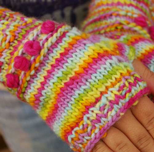 Children's knitted gloves free pattern