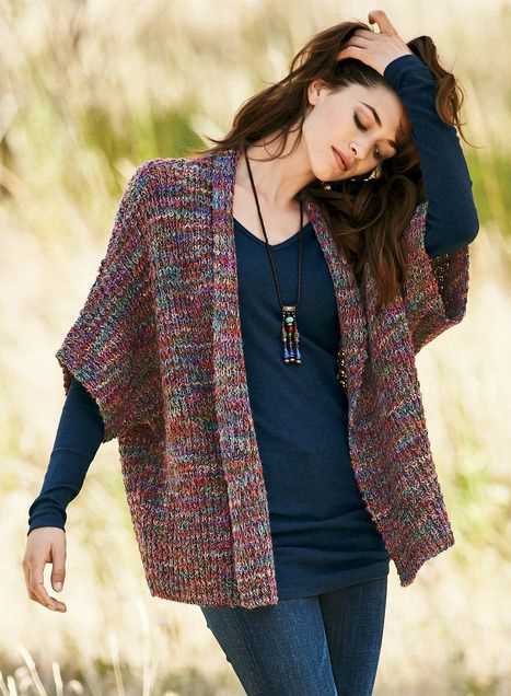 Free kimono sweater knitting pattern