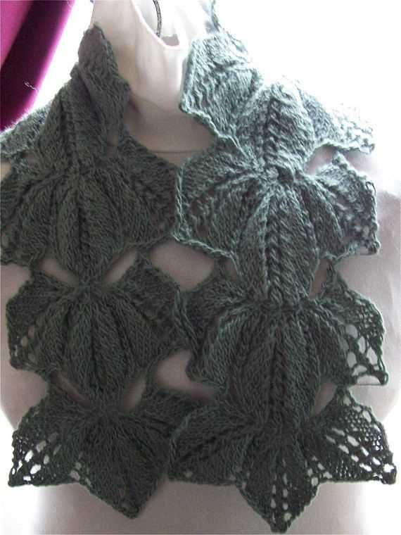 Hand knit scarf patterns