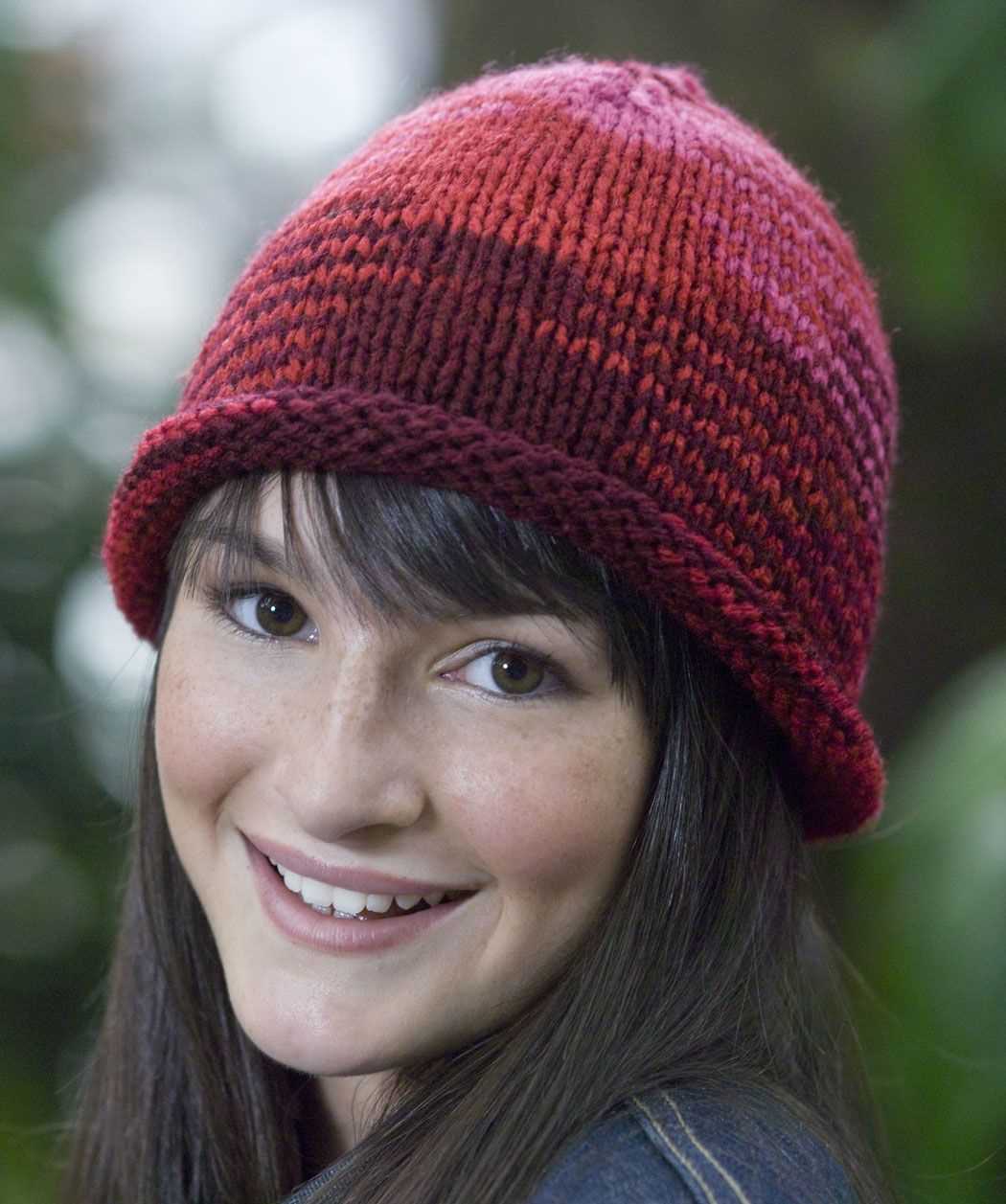 Women's beanie knitting pattern free