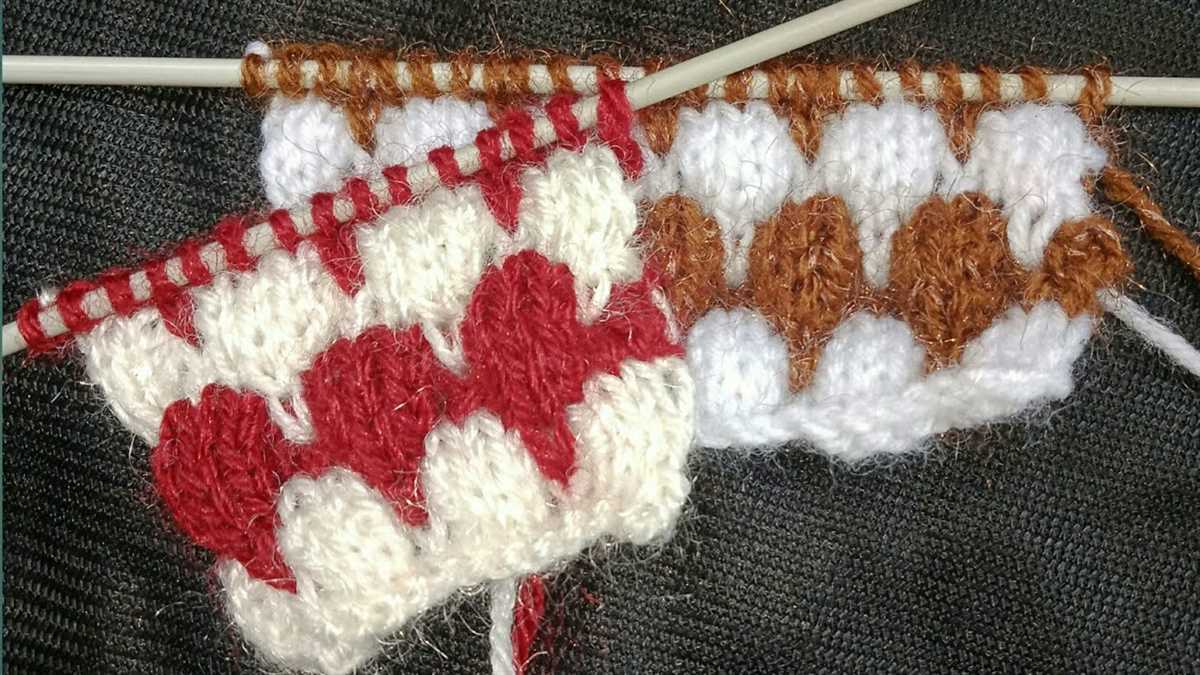 Bubble stitch blanket knitting pattern