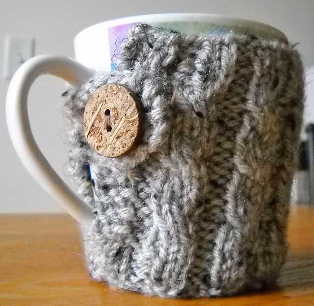 Knitted cup warmer patterns