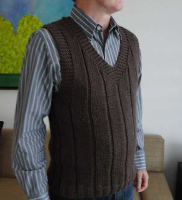 Men's knit vest pattern free