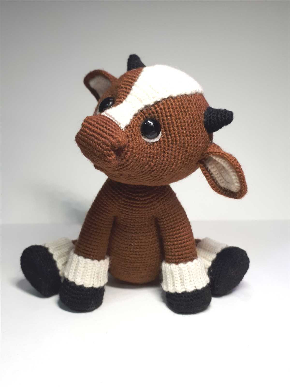 Free toy cow knitting pattern