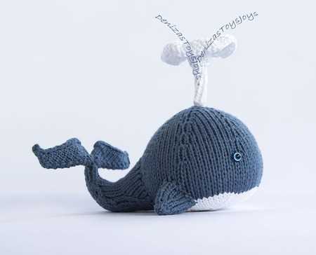 Knit whale pattern