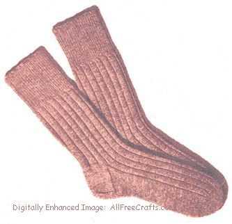 Free knitting pattern mens socks