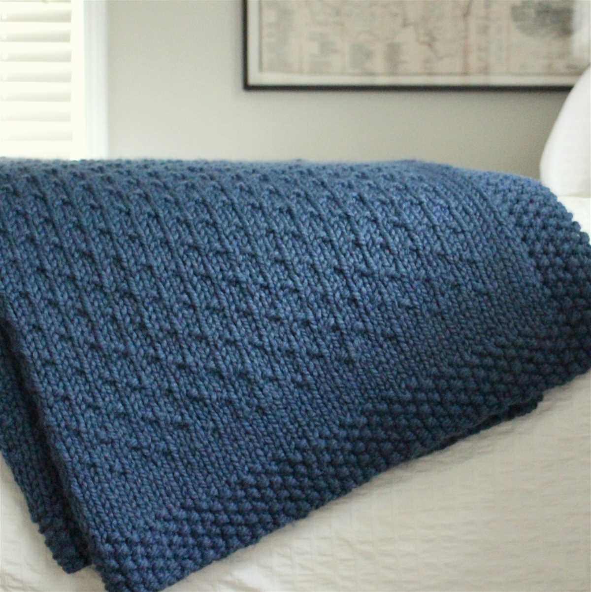 Free bed runner knitting patterns