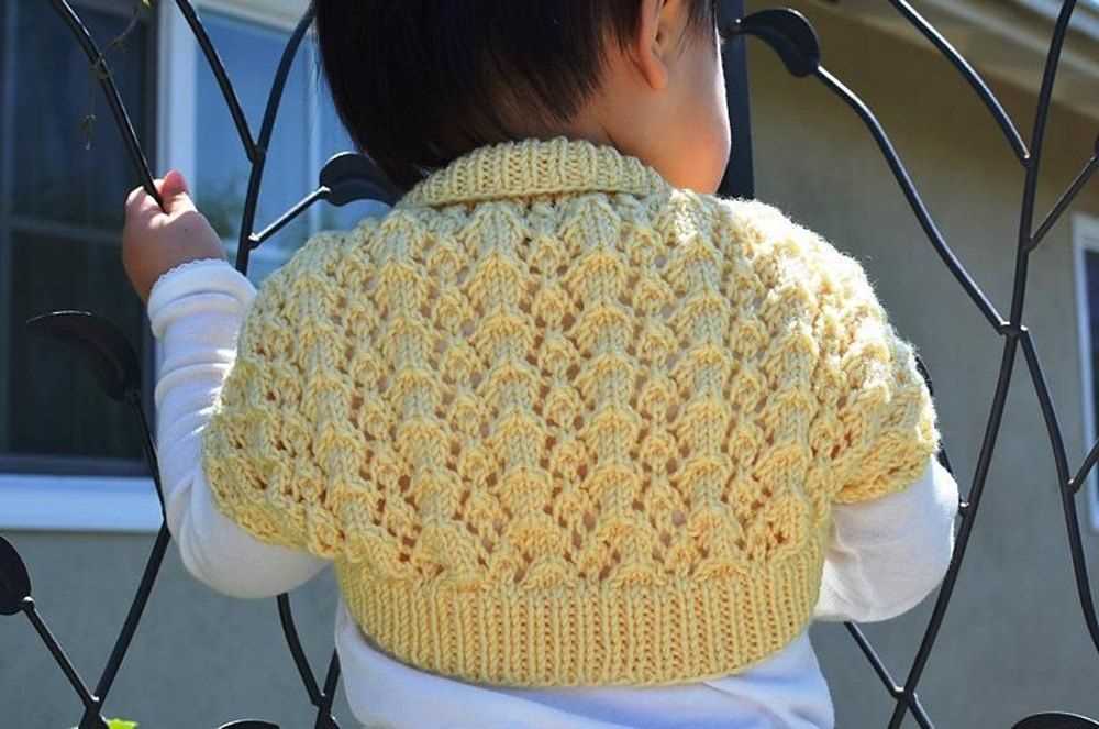 Rectangle shrug knitting pattern