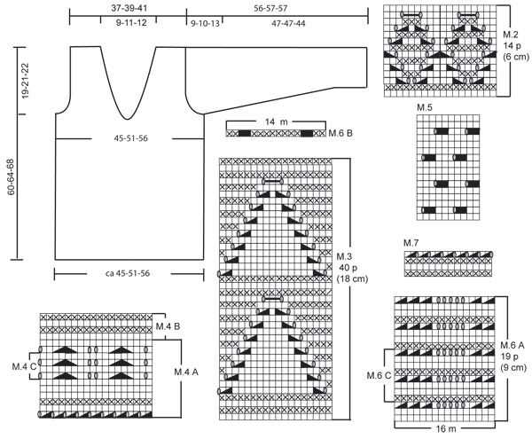 V neck jumper knitting pattern free