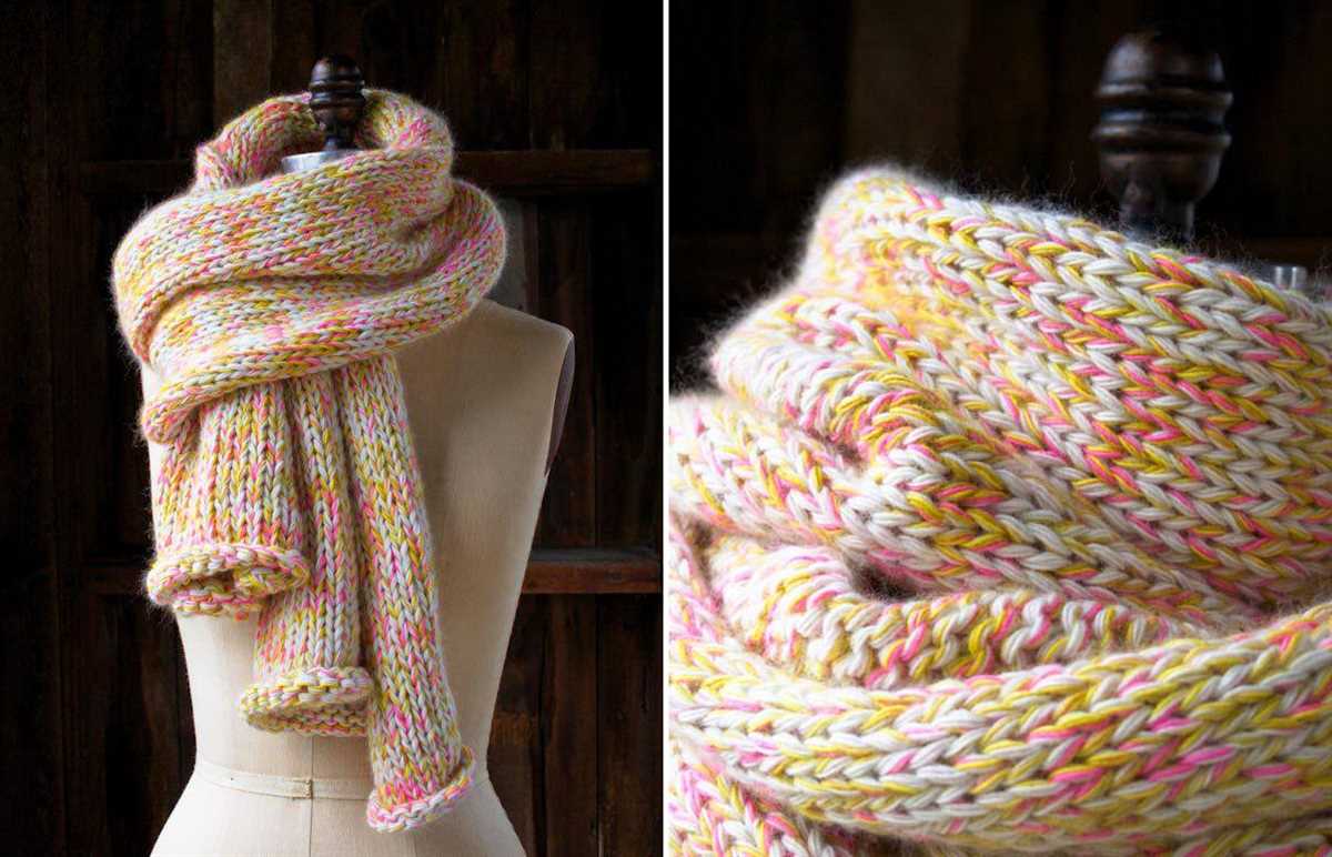 Knitted scarf patterns for beginners