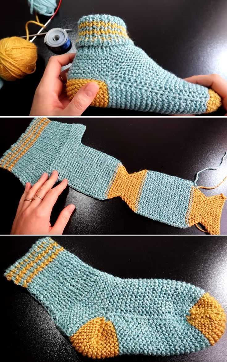 Free two needle sock knitting patterns