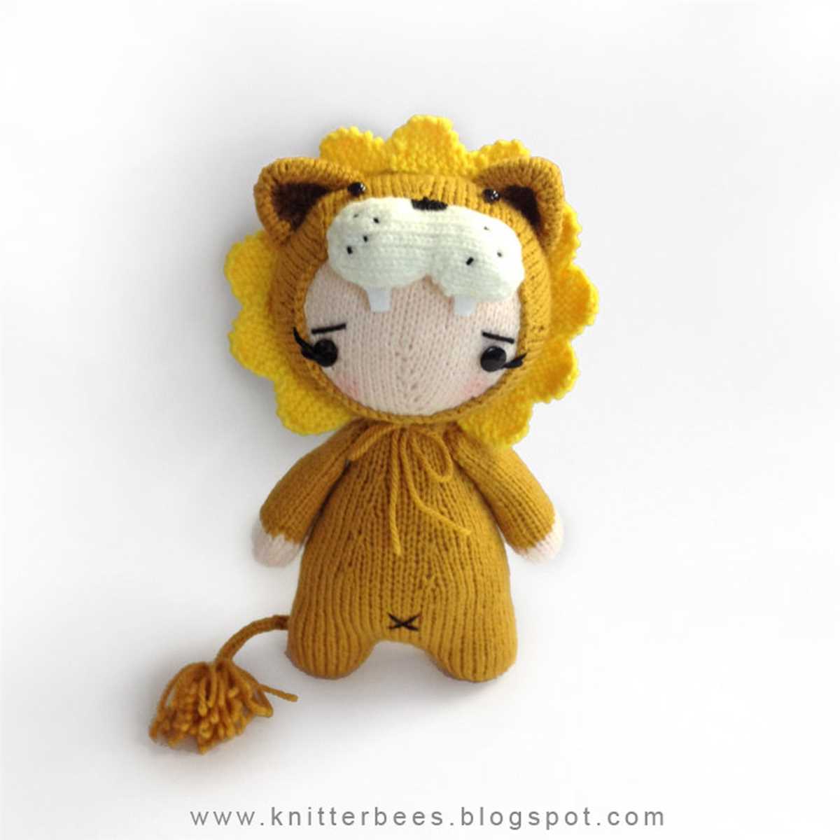 Free lion knitting pattern