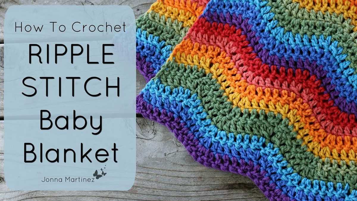 Knit ripple stitch pattern