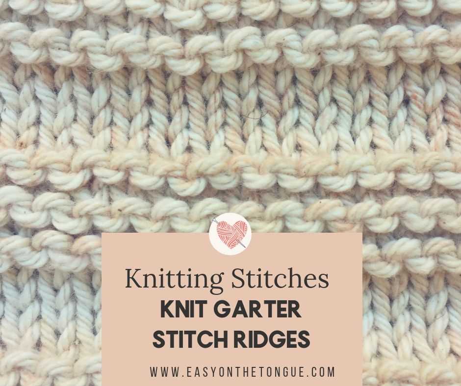 What is the garter stitch knit pattern