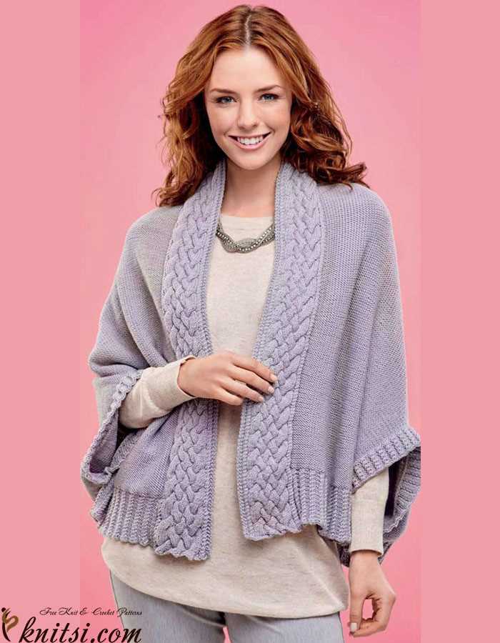 Knit cape pattern free