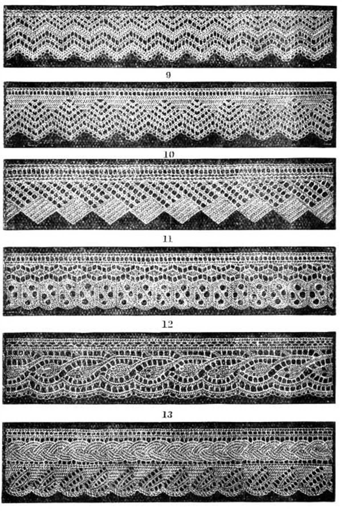 Victorian lace knitting patterns