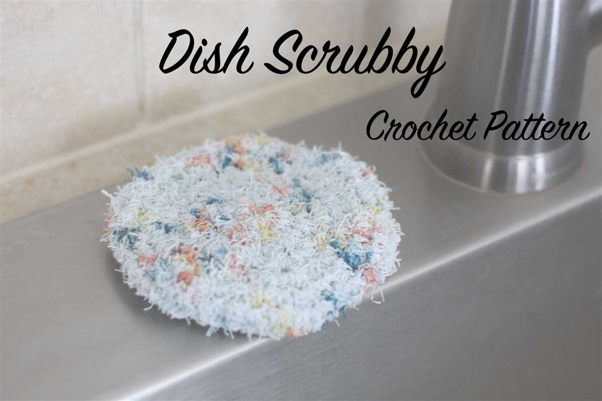 Free knitting pattern for dish scrubbies