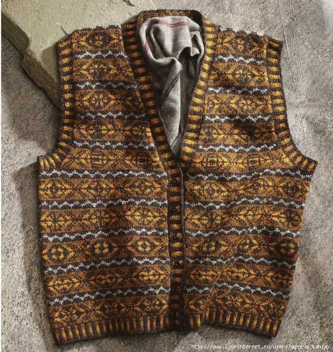 Knitting pattern waistcoat