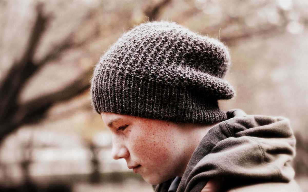 Mens fisherman beanie knitting pattern
