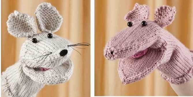 Lion hand puppet knitting pattern