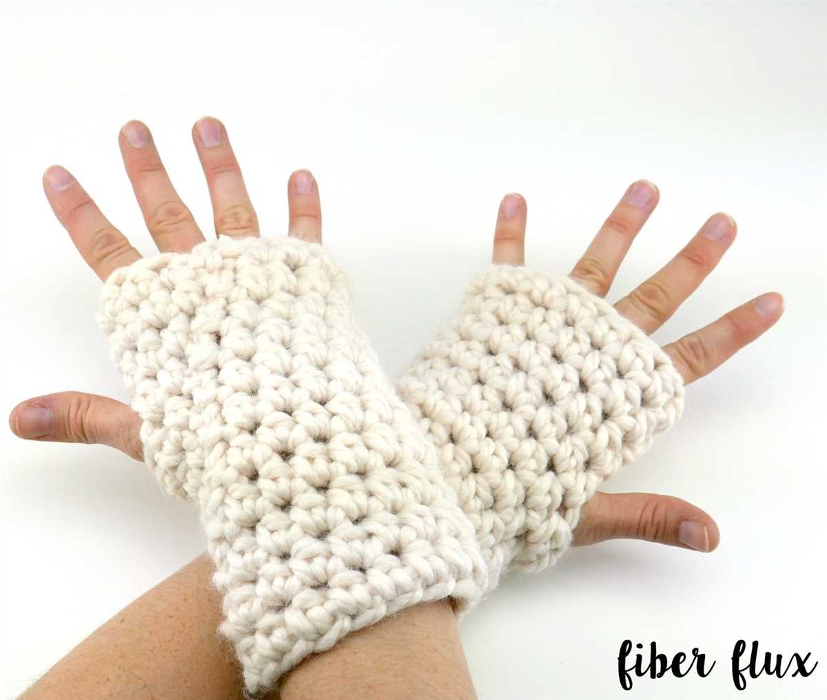 Chunky fingerless gloves knitting pattern free