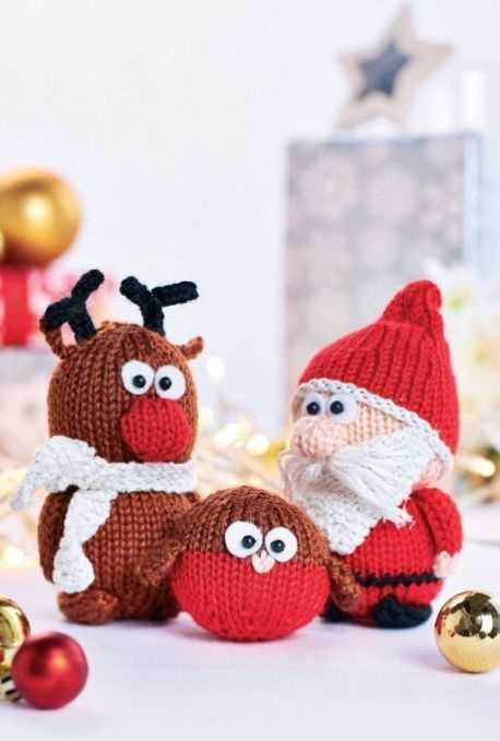 Free knitting patterns christmas decorations