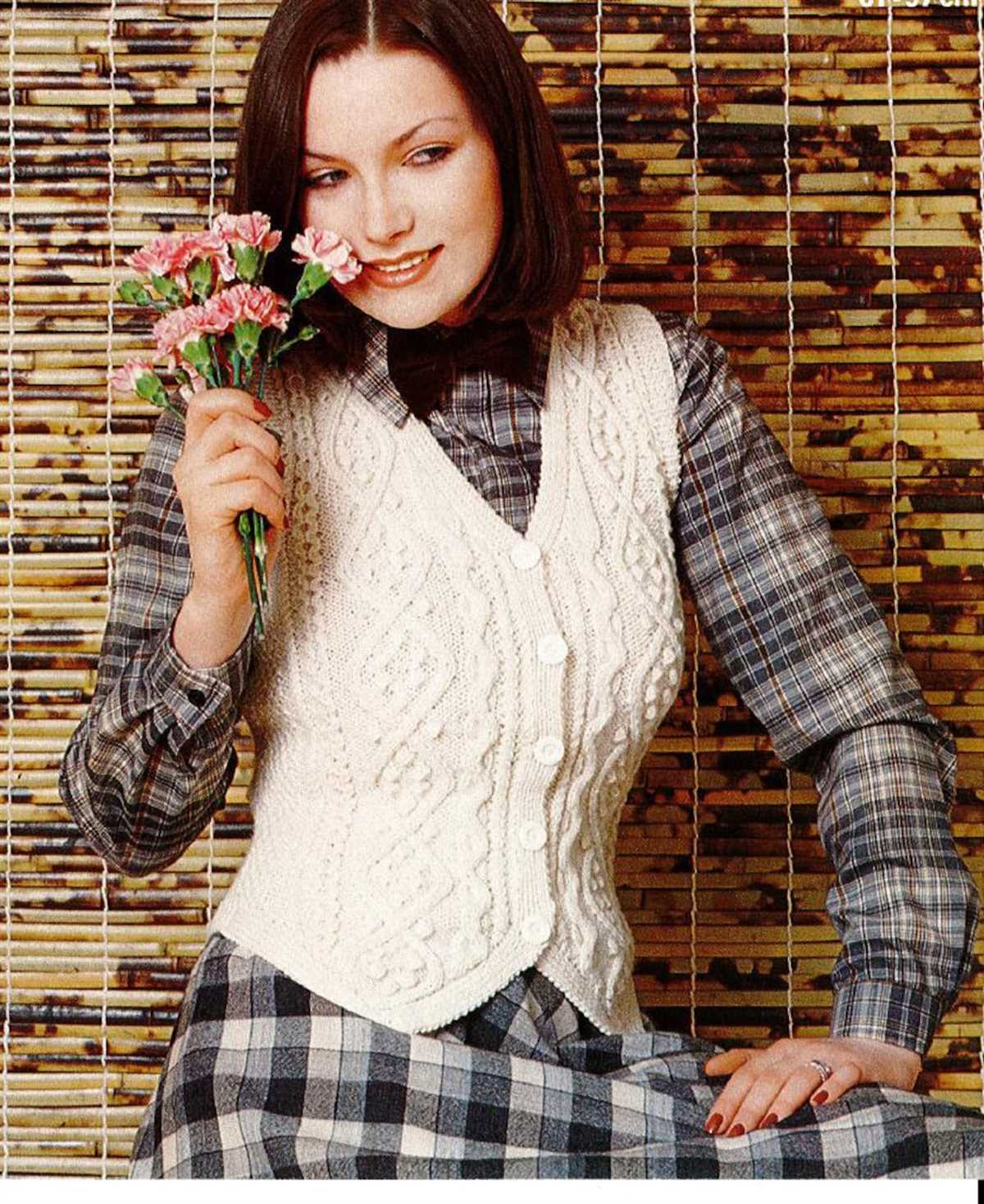 Knitted waistcoat patterns for ladies