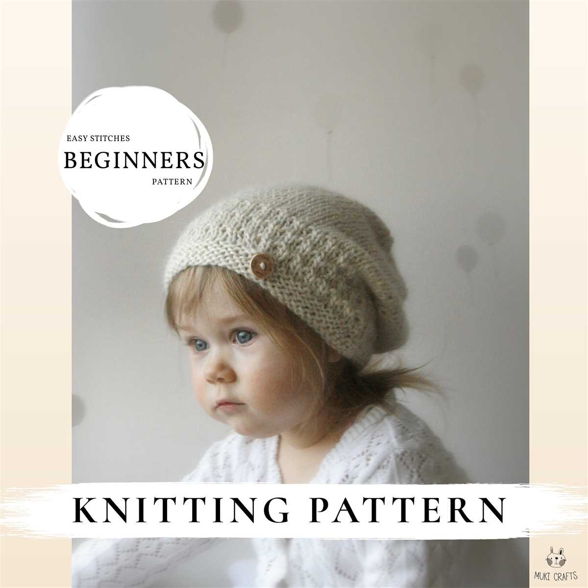 Knitting slouchy hat pattern for beginners