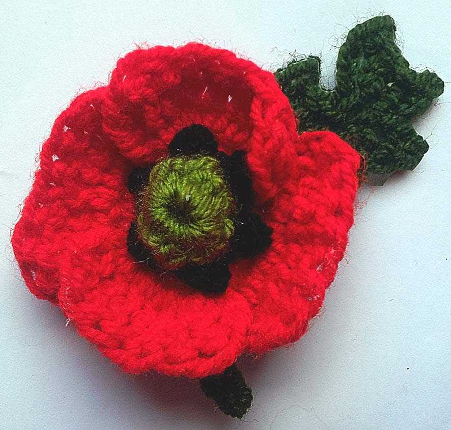 Easy knitted poppy patterns