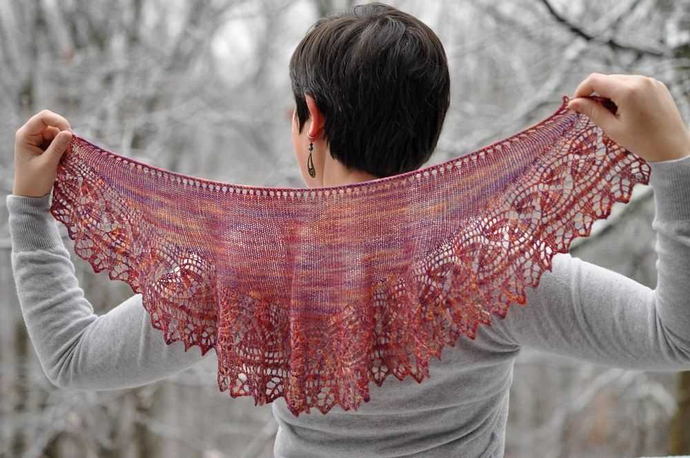 Knit patterns for shawls