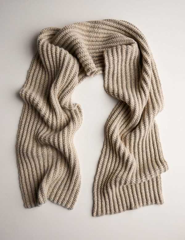 One row scarf knitting pattern