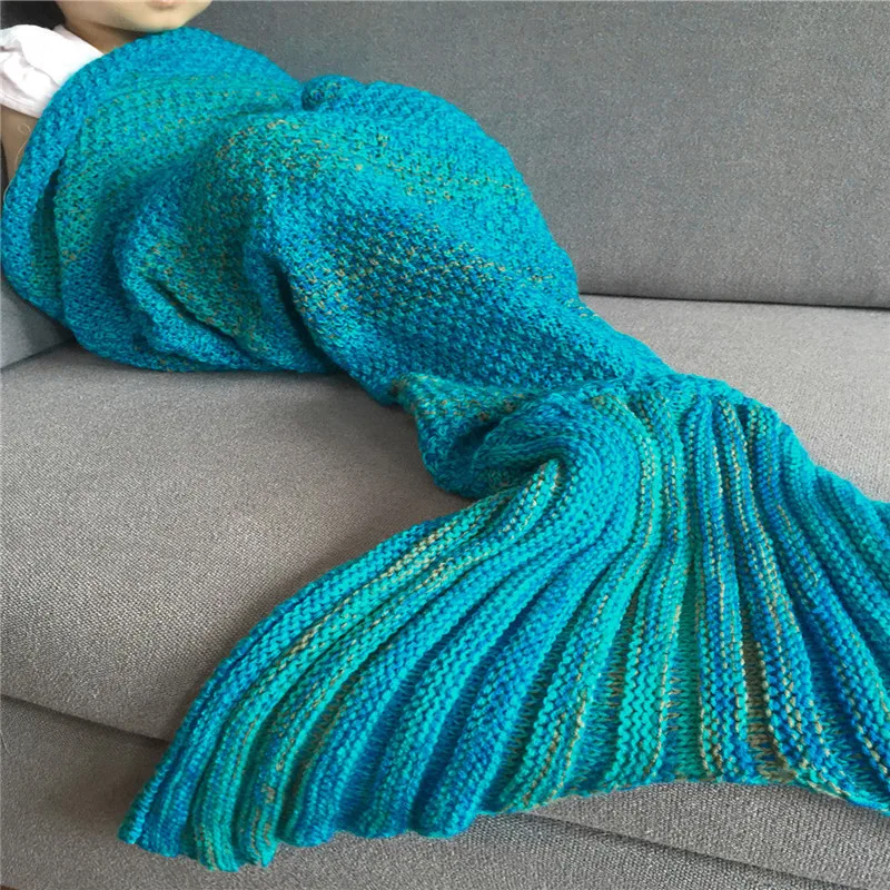 Knitted mermaid blanket pattern