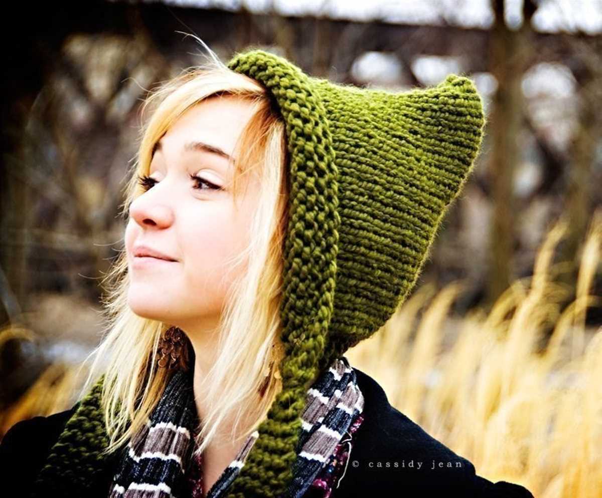 Pixie hat knitting pattern