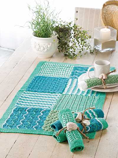 Free bed runner knitting patterns