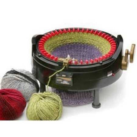 Addi knitting machine pumpkin pattern