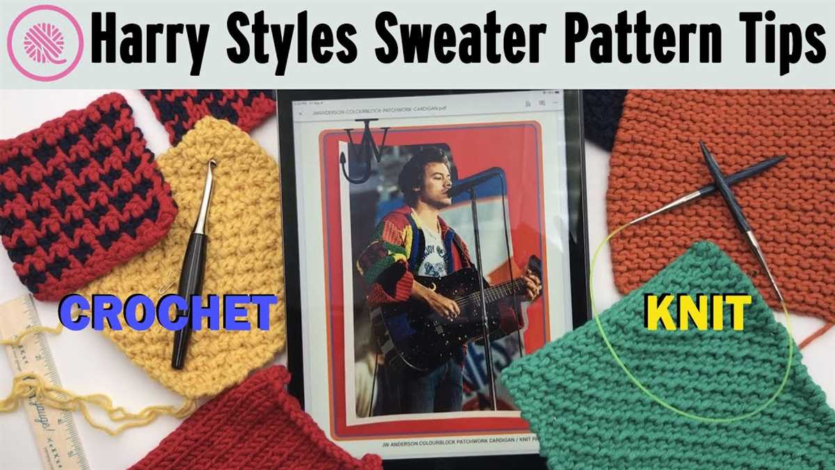 Harry styles cardigan knitting pattern