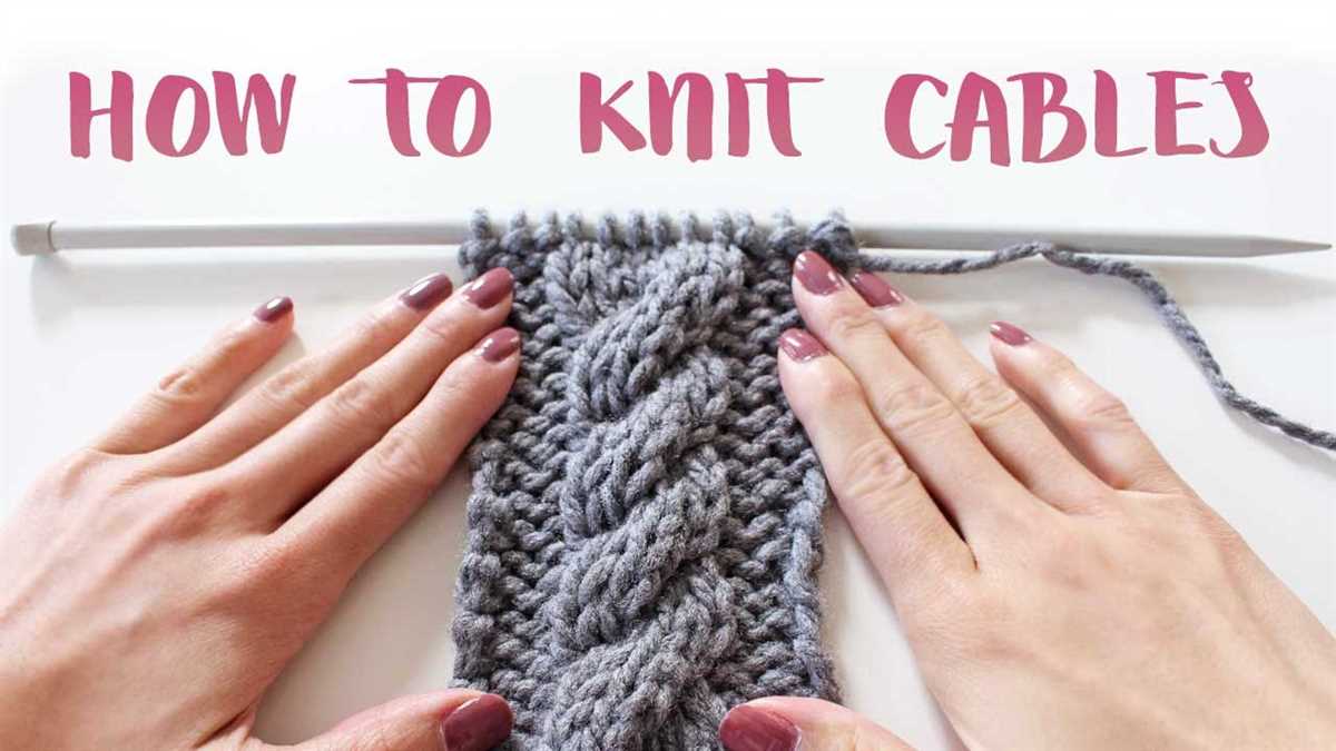 What does a knitting pattern look like