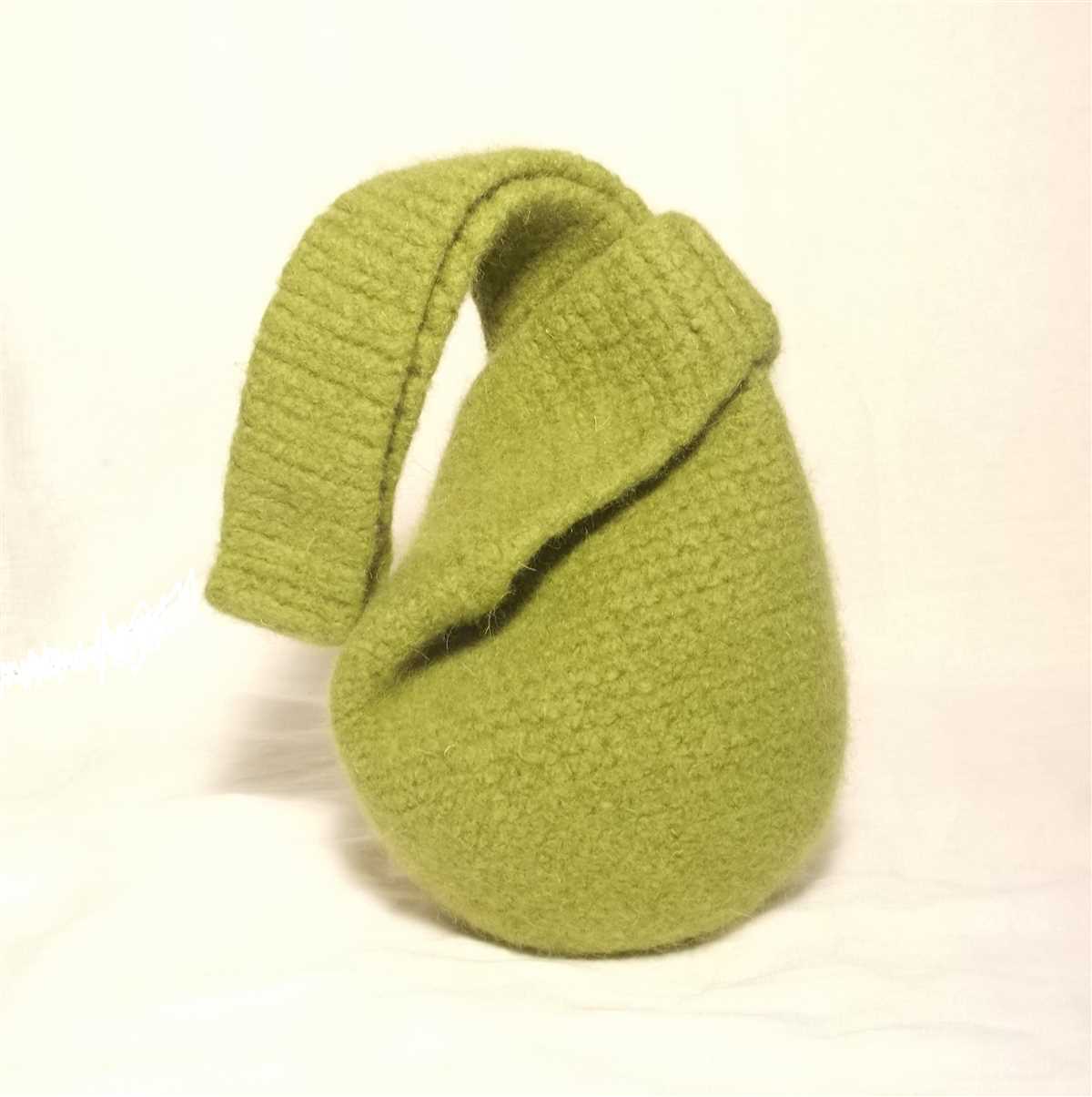 Knit japanese knot bag pattern