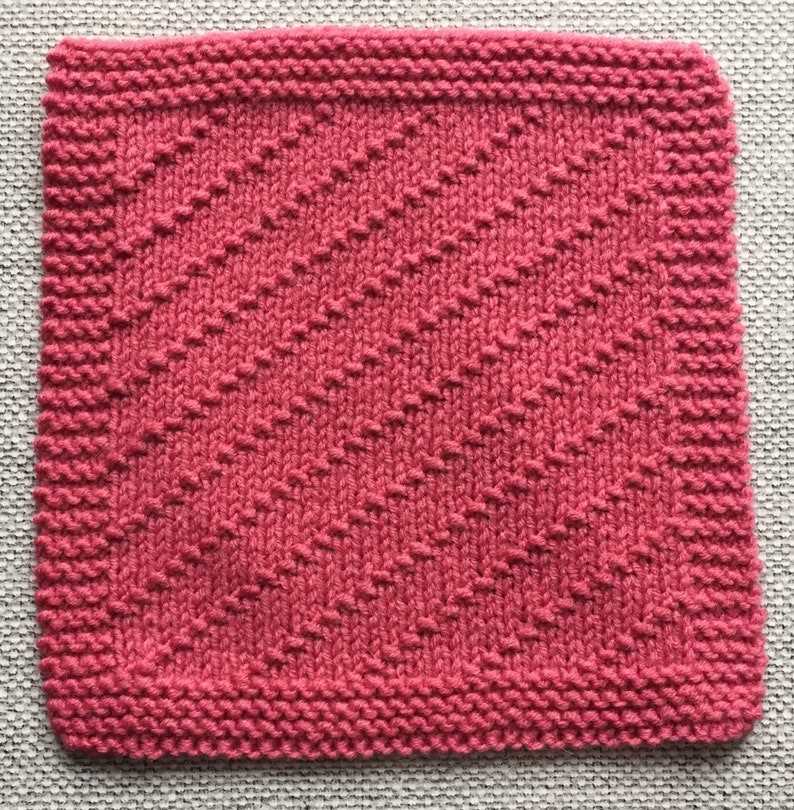 Starfish dishcloth knit pattern