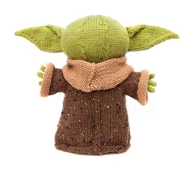 Yoda hat knitting pattern